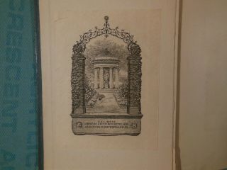 Vintage Bookplate,  Abby Aldrich & John D.  Rockefeller,  Jr. ,  Sketch Book,  Irving