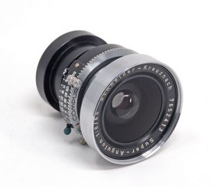 Schneider Angulon Wide Angle 65mm F8.  0 Lens W Compur Shutter