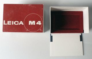 LEICA Leitz M4 camera BOX ONLY Germany no camera 3