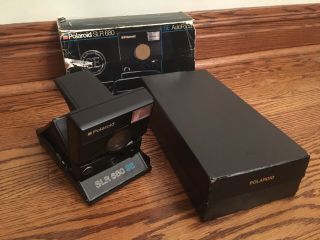 Polaroid 600 Slr 680 Se Camera W/ Box & Case