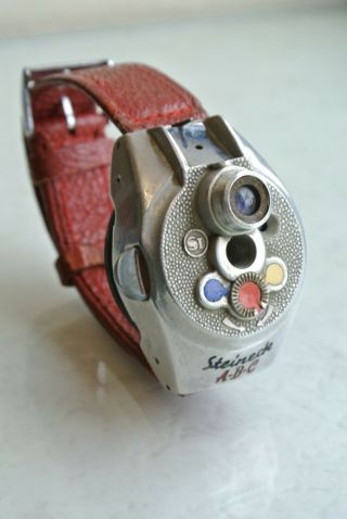 Steineck Abc Subminiature Spy Watch Camera,  C.  1948,