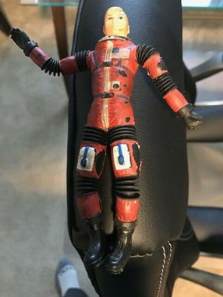 1966 Mattel Major Matt Mason Astronaut Figure Collectible Vintage Toy - Red 1 Ownr