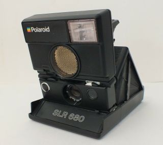Polaroid Slr 680 Vintage Land Camera Instant W/ Box But As - Is