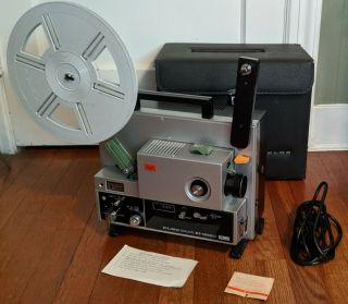 Immaculate Vintage Elmo St - 1200d Magnetic 8mm Sound Movie Projector