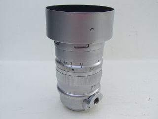 Leica Summarex 8.  5 cm F1.  5 LTM Screw Mount Lens 1949 3