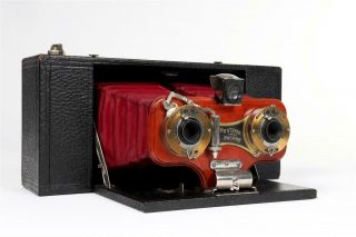 Vintage C1905 " Kodak  No.  2 Stereo Brownie " Camera  1010