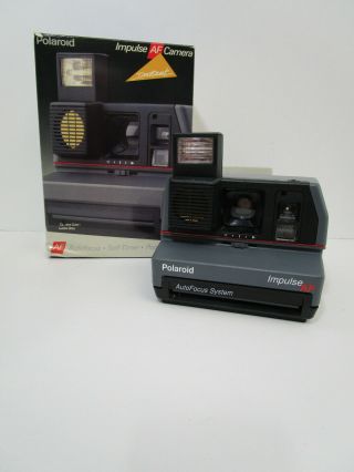 VINTAGE Polaroid Impulse AF Instant Camera 600 W/Box 2