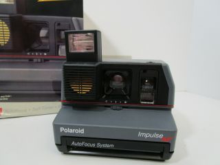 VINTAGE Polaroid Impulse AF Instant Camera 600 W/Box 3