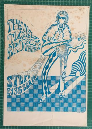 The Tweedy Brothers At The Steppenwolf In Berkeley Vintage Concert Poster By