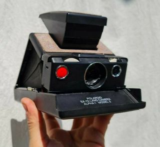 Vtg.  Black 1977 Polaroid Sx - 70 Land Camera Alpha 1 Model 2 Instant Photographic
