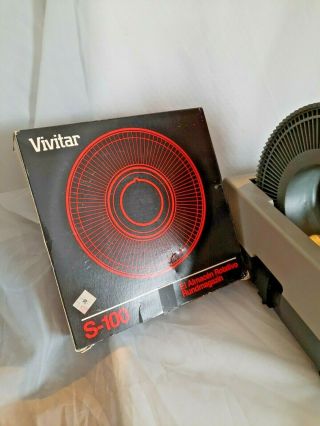 Vivitar 3000 AF Slide Projector with Remote and 3 Slide Wheels 2
