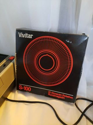 Vivitar 3000 AF Slide Projector with Remote and 3 Slide Wheels 3