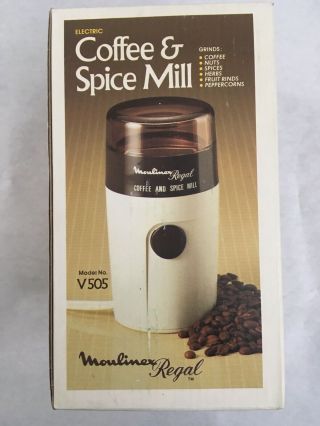 Vintage Moulinex Regal 505 Electric Coffee & Spice Mill