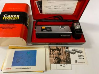 Vintage Canon 110ed Compact Camera Kit