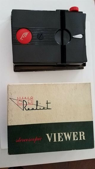 David White Stereo Realist Red Button Model St - 61 3 - D Slide Viewer