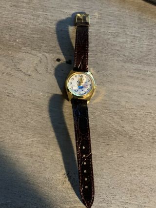 Vintage Swiss Miss Chocolate Wind - Up Advertising Wristwatch 2