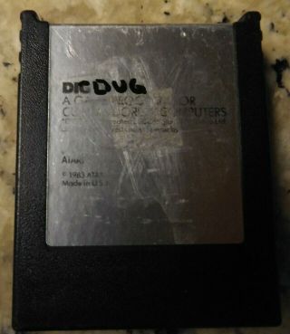 Dig Dug Commodore 64 - Vintage Video Game Cartridge C64