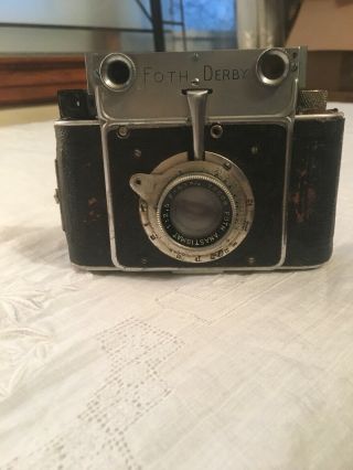 Vintage Foth Derby camera rare collectible 2