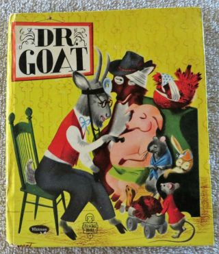 Dr.  Goat By Georgiana - 1950 Vintage Whitman Tell A Tale Illus Charles Clement