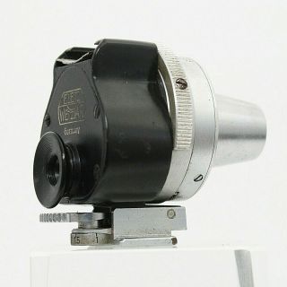 E.  Leitz Wetzlar Black Universal View Finder For Leica Rangefinder Camera