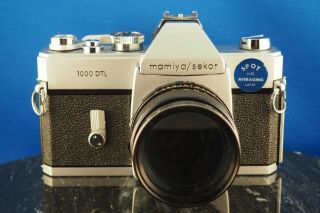 Mamiya/sekor 1000 Dtl Film Camera W/ 55mm F1.  8 Lens,  Filter