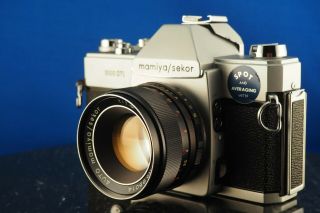 Mamiya/Sekor 1000 DTL Film Camera W/ 55MM F1.  8 Lens,  Filter 3