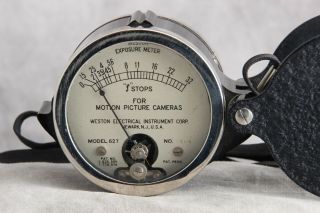 Weston Cine Exposure Meter Model 627,  Boxed