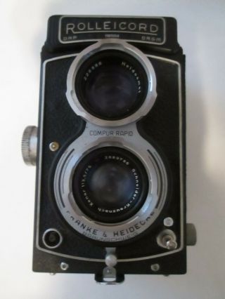 Rolleicord Iii Schneider - Kreuznach Xenar 1:3.  5 75mm Lens,  Filters And Case
