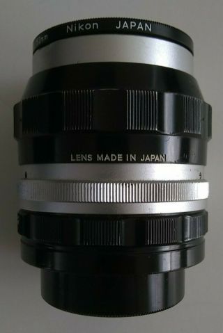 Nikon Nikkor Camera Lens Nikkor - P Auto 1:2.  5 F=105mm Nippon Japan FAST SHIP 2
