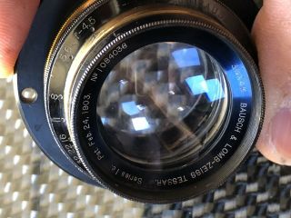 Bausch & Lomb Carl Zeiss Tessar Series (3 1/4 X 4 1/4) Large Format Barrel Lens