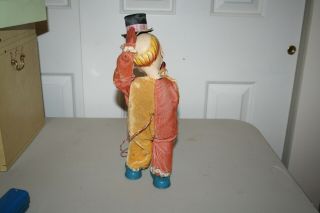 Vintage Battery Operated Tin Toy Clown Battery Operated 12 