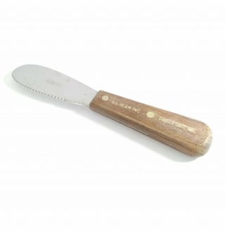Vintage Ll Bean Sandwich Spreader Knife Stainless 3 5/8 " Blade