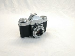Carl Zeiss Ikon Contaflex I Camera With Leather Case 2