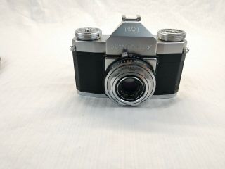 Carl Zeiss Ikon Contaflex I Camera With Leather Case 3