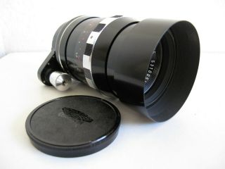 Minty Schneider Tele - Xenar 135mm F3.  5 Exakta Mount Quality Lens W/hood & Caps