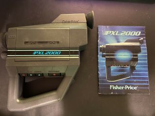 1987 Fisher Price Pxl2000 Camcorder & Video Switch Box -