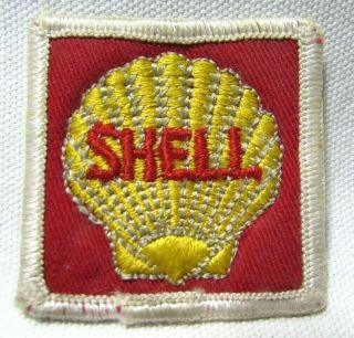 Vintage Shell Oil Gas Service Station Patch Emp Uniform Automobilia Petroliana