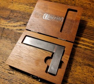Vintage Tools Precision Machinist Square Woodwork Rule Starrett Tools 55 ☆usa