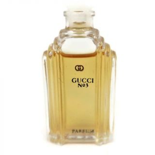Vintage Gucci No.  3 Parfum,  5227,  Mini Perfume 0.  14 Oz.