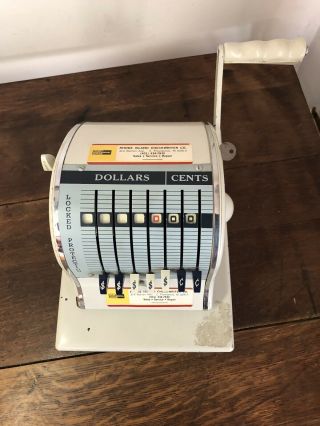Vintage Paymaster Series S - 1000 Check Writer Embosser Stamper Machine With Key