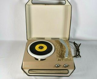 Vintage General Electric Ge Portable Lp Record Player Turntable  Vinyl