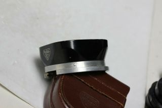 Rolleiflex Bay III Lens Hood for 2.  8F,  Leather Case 2