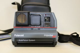 Vintage Polaroid Impulse AF (Auto - Focus) Instant Camera w/Soft Black Case 2