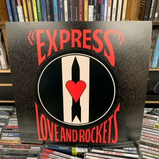 Express // Love And Rockets 12x12 Album Promo Flat Poster (90s Vintage)