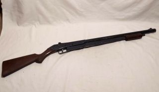 Vintage Daisy No.  25 Bb Gun Slide Pump Air Rifle Engraved Plymouth,  Mich.