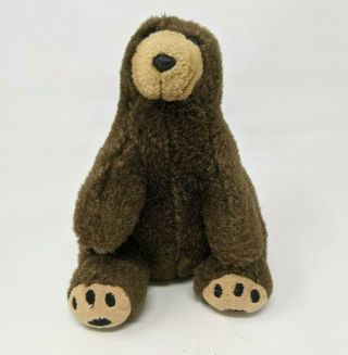 Vtg 1989 Plush Creations Inc Brown Sitting Bear Cub 6 " Stuffed Animal Toy Cd21