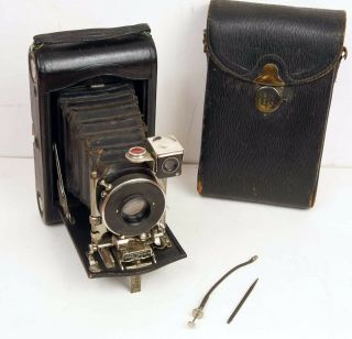 No.  3 Autographic Kodak Special Model A Folding Camera With Case,  Scribe,  Cable