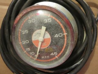 vintage Airguide Sea Speed 45 mph Speedometer 4 