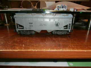 Vintage American Flyer S - Scale Covered Hopper Car - Jersey Central Lines - 924