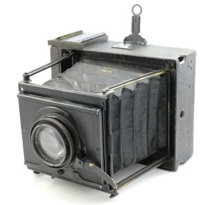 Ica Minimum Palmos Folding Strut Camera With Carl Zeiss 15cm F4.  5 Tessar
